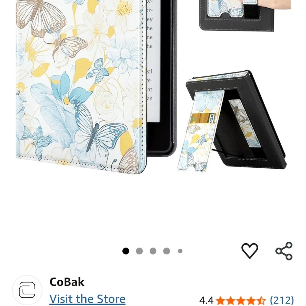 Floral Tablet Case - Blue and Yellow